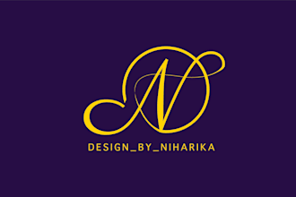 design a unique lettermark or typography logo for your brand