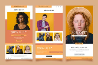 design constant contact email template, klaviyo email template