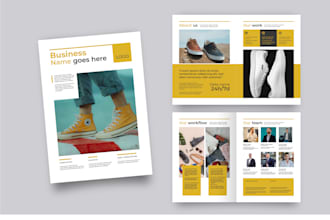 do professional business brochures design, catalog, or booklet