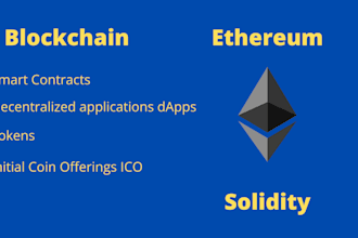 create ethereum smart contract, dapps, tokens in solidity
