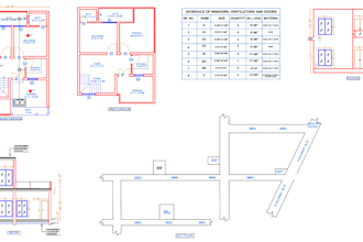 draw floor plan in autocad