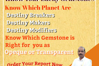 suggest accurate gemstone for you