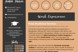 design your digital resume with a portfolio
