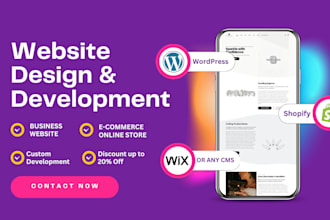 build or redesign website for your business