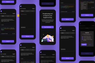 design mobile app UI UX design, wireframe design figma prototype