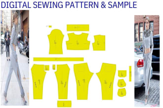 do sewing pattern and grading for clothing