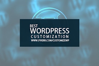 customize and fix wordpress
