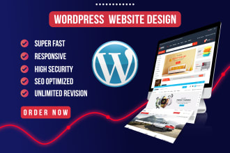 create responsive  wordpress website for your business