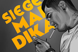 make a great grayscale vector for you