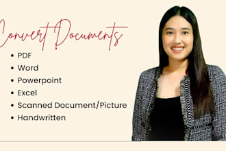 transcribe PDF, scanned docs and pictures to word docs