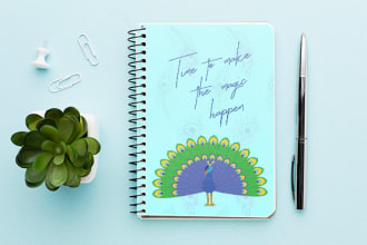 design cover for journals, books and planners for amazon KDP