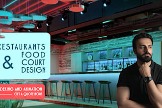 do best cafe interior restaurant design food court renders