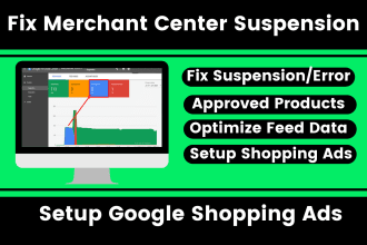 fix google merchant center suspension, gmc and setup shopping ads