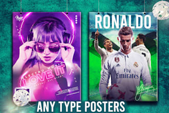 design event posters and business poster designs
