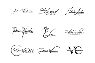 do signature, cursive, handwritten, handwriting, logo design by font or text