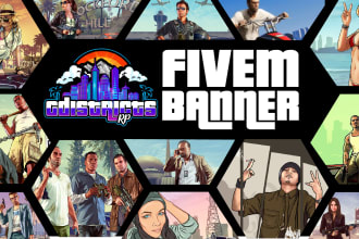 make stunning fivem banner design