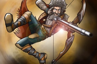 draw your characters in my cartoon art style