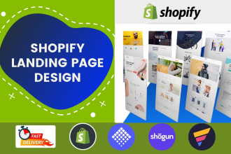 design shopify landing page, shopify product page by pagefly, gempages, shogun