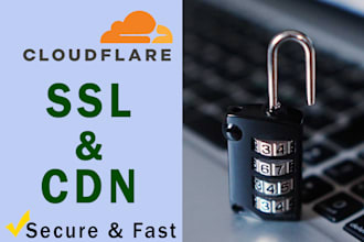 setup cloudflare SSL and CDN to secure your website