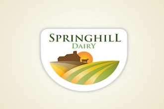 design springhill dairy logo