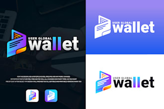 create professional modern minimalist business logo design