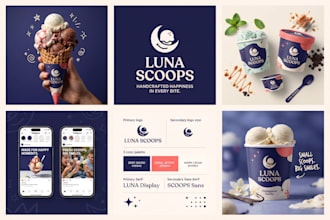 do minimalist premium logo and complete brand identity