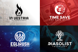 do minimalist premium logo and complete brand identity