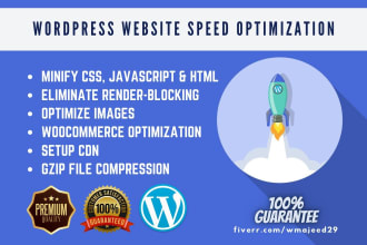 do wordpress speed optimization and increase google and gtmetrix pagespeed score