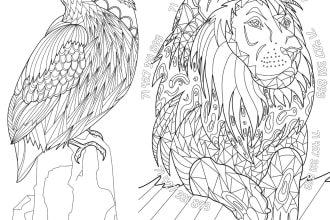 make personalised mandala books, coloring books