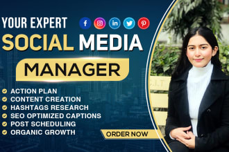 be your instagram manager, social media manager