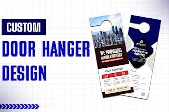 design custom door hanger for service businesses