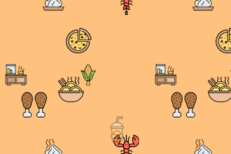 create seamless pattern design and graphics design