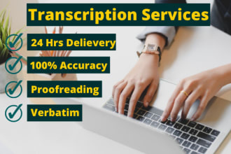 do quality english transcription podcast transcribe audio video  transcription