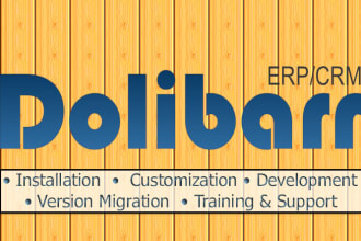 do dolibarr installation, configuration and development