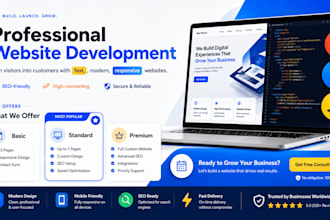 develop and code any website and web application for you