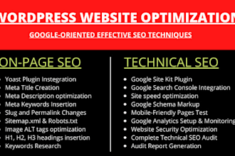 do technical SEO to rank your website on google and bing