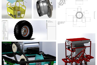 do 2d and 3d modelling, prototyping on solidworks, autocad, fusion 360,etc
