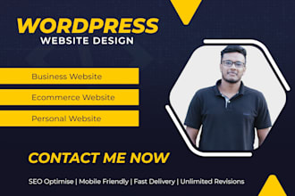 design modern wordpress website