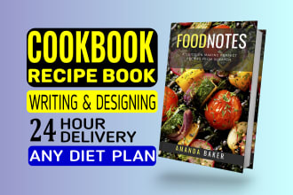 write recipes for recipe book cookbook and ebook