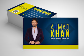 create an awesome visiting card