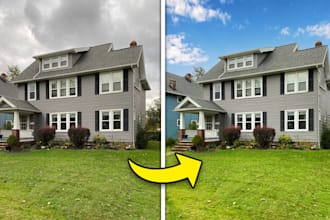 replace the sky in your real estate, landscape, or portrait photos