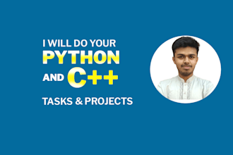 do your cpp and python tasks and projects