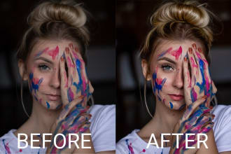 professionally post process of your raw pictures