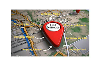b2b leads, google map scraping, lead generation