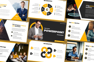 design powerpoint presentation and investor pitch deck content writing