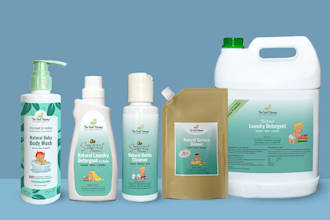 do product packaging design and label design or box design