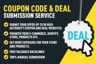 manually submit coupon code up to 150 coupon submission site