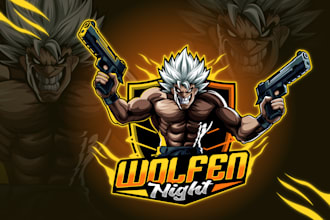 do cool esports logo design for kick, twitch streamers