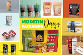do pouch design, bag design, food packaging, sachet design in 24 hours