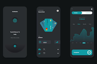 design financial mobile apps with unique and creative uxui